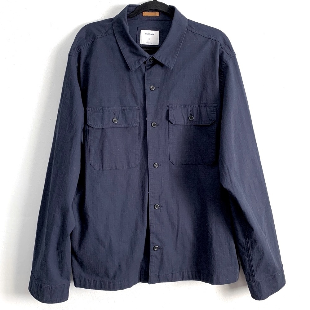 Old Navy Buttoned Front Long Sleeves Shirt Jacket